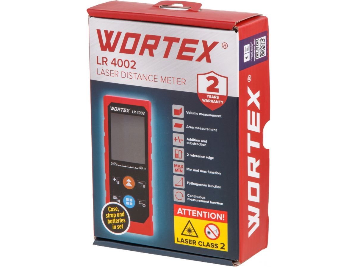 Дальномер лазерный WORTEX LR4002 0,05 – 40, ± 2 мм