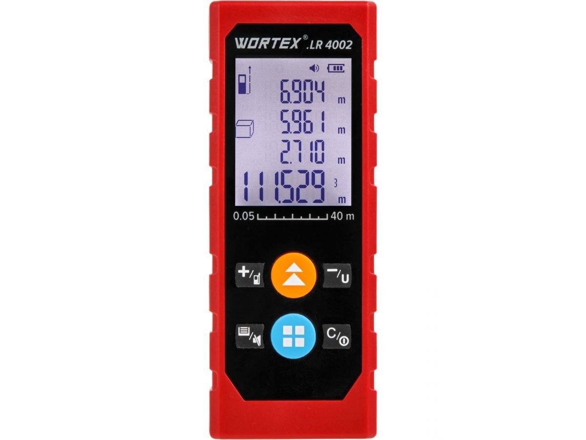 Дальномер лазерный WORTEX LR4002 0,05 – 40, ± 2 мм