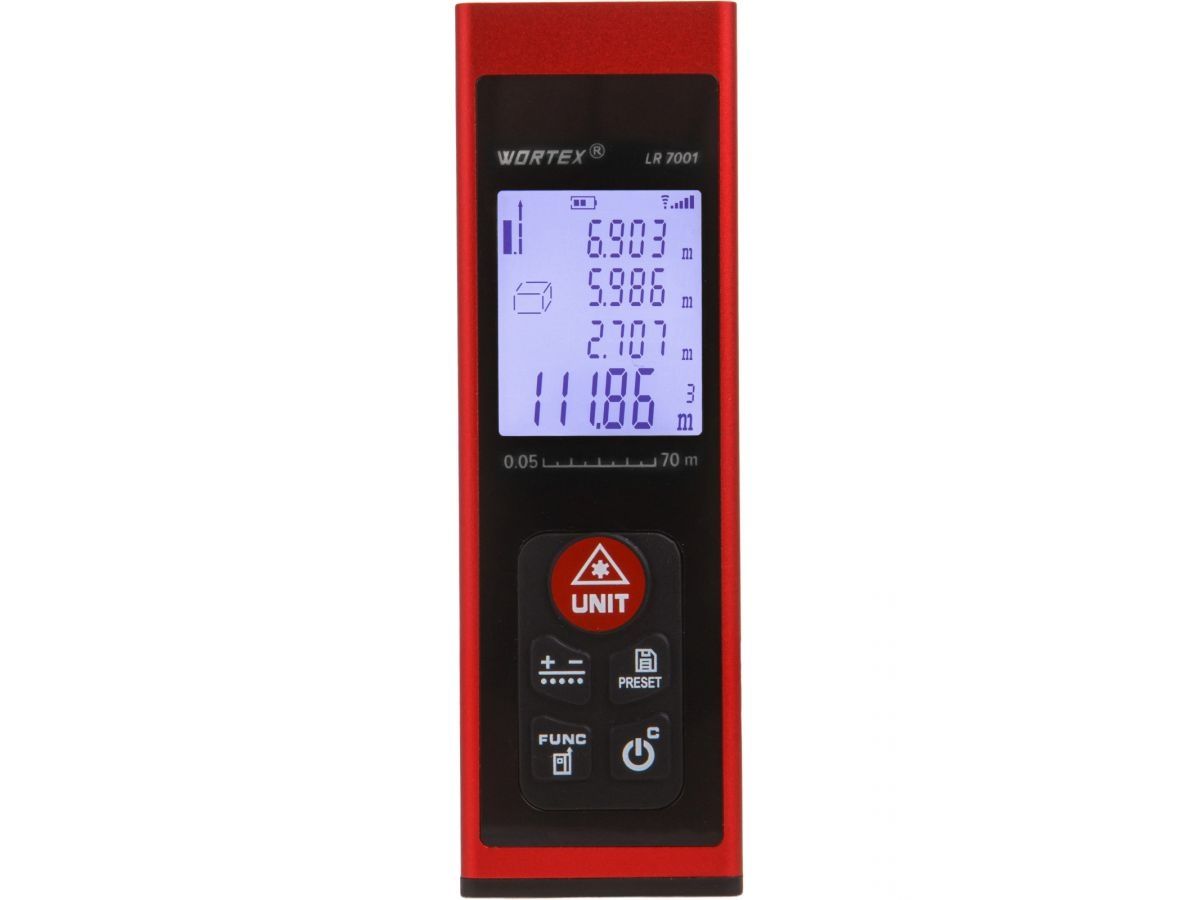 Дальномер лазерный WORTEX LR7001 0,03 – 70, ± 2 мм