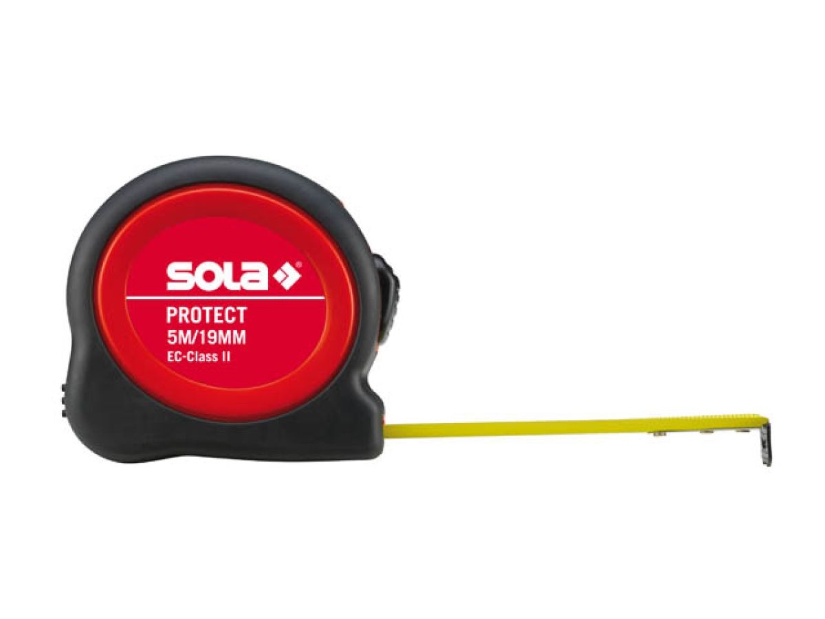 Рулетка 8м/25мм "Protect" PE 8m SOLA
