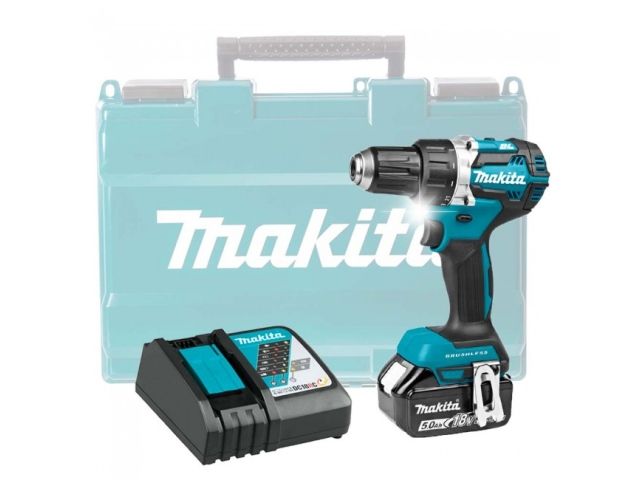 Аккумуляторный шуруповерт 18В MAKITA LXT DDF484RT