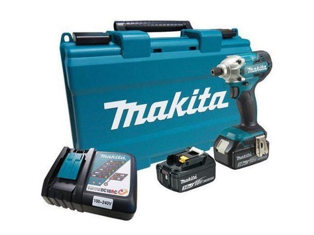 Аккумуляторный винтовёрт 18В MAKITA LXT DTD 172 RTJ MAKPAC
