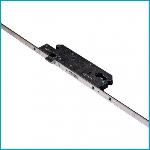 Замок многозапорный VHS 3 цапфы, привод от ручки 1600 мм 35мм/92мм