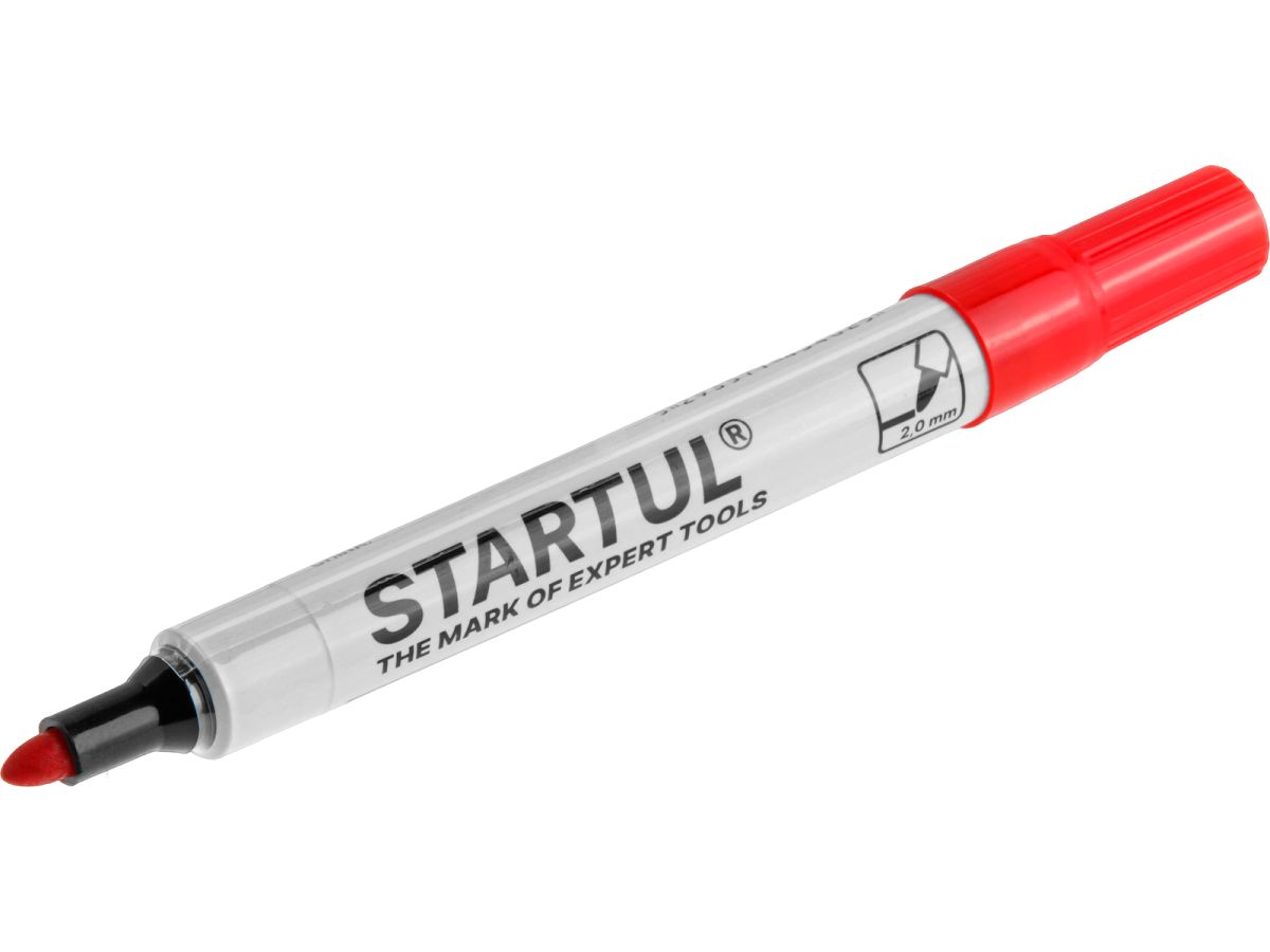  Маркер промышленный перманентный фетровый красный STARTUL PROFI (ST4340-03)
