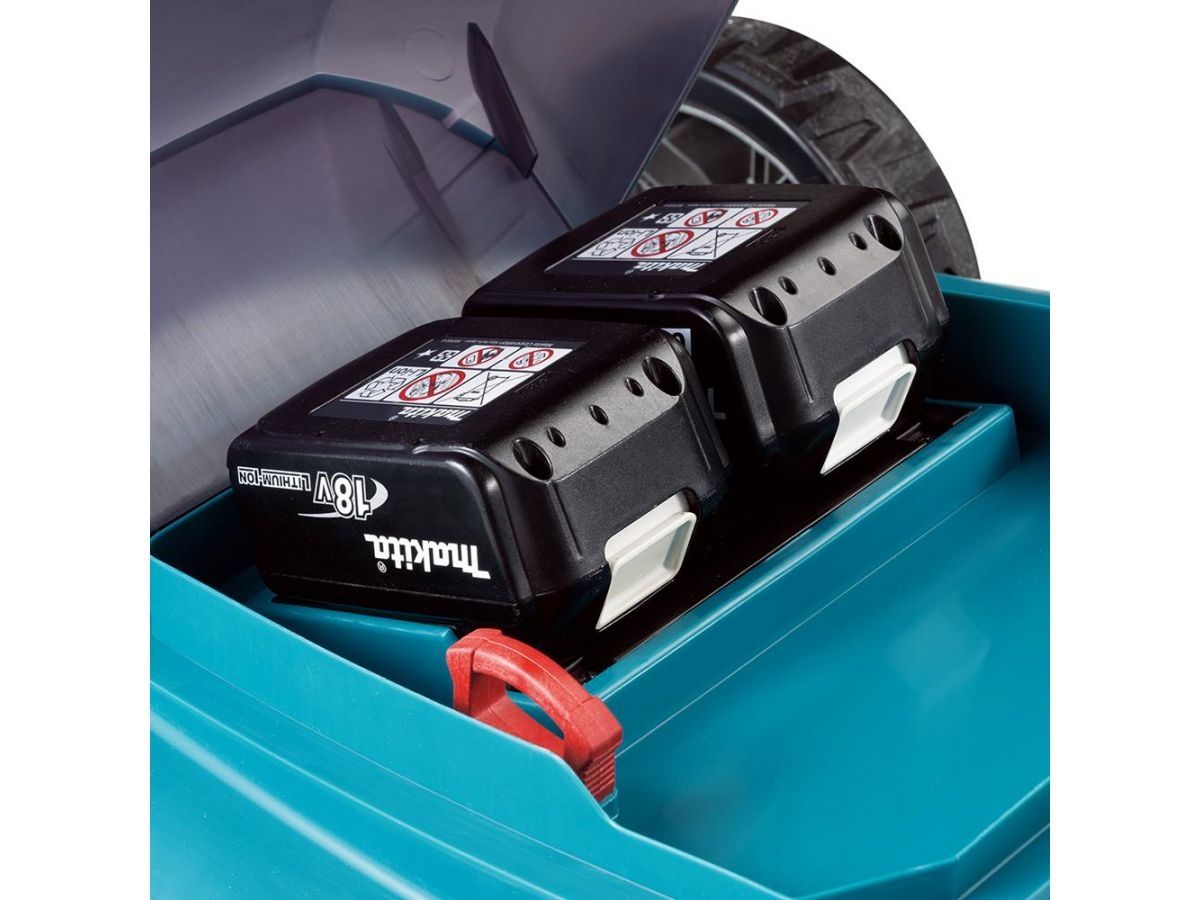 Газонокосилка аккумуляторная MAKITA LXT DLM480CT2 18+18В 