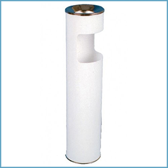 Корзина для бумаг с пепельницей 150 Н, цвет белый