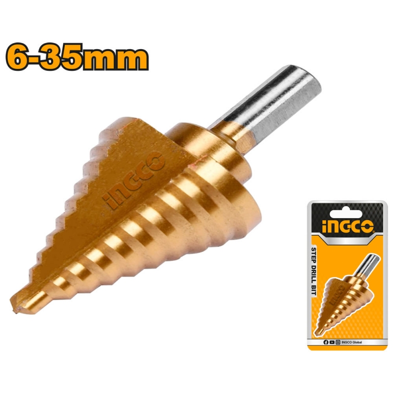 Ступенчатое сверло 6-35 мм INGCO AKSDS06351