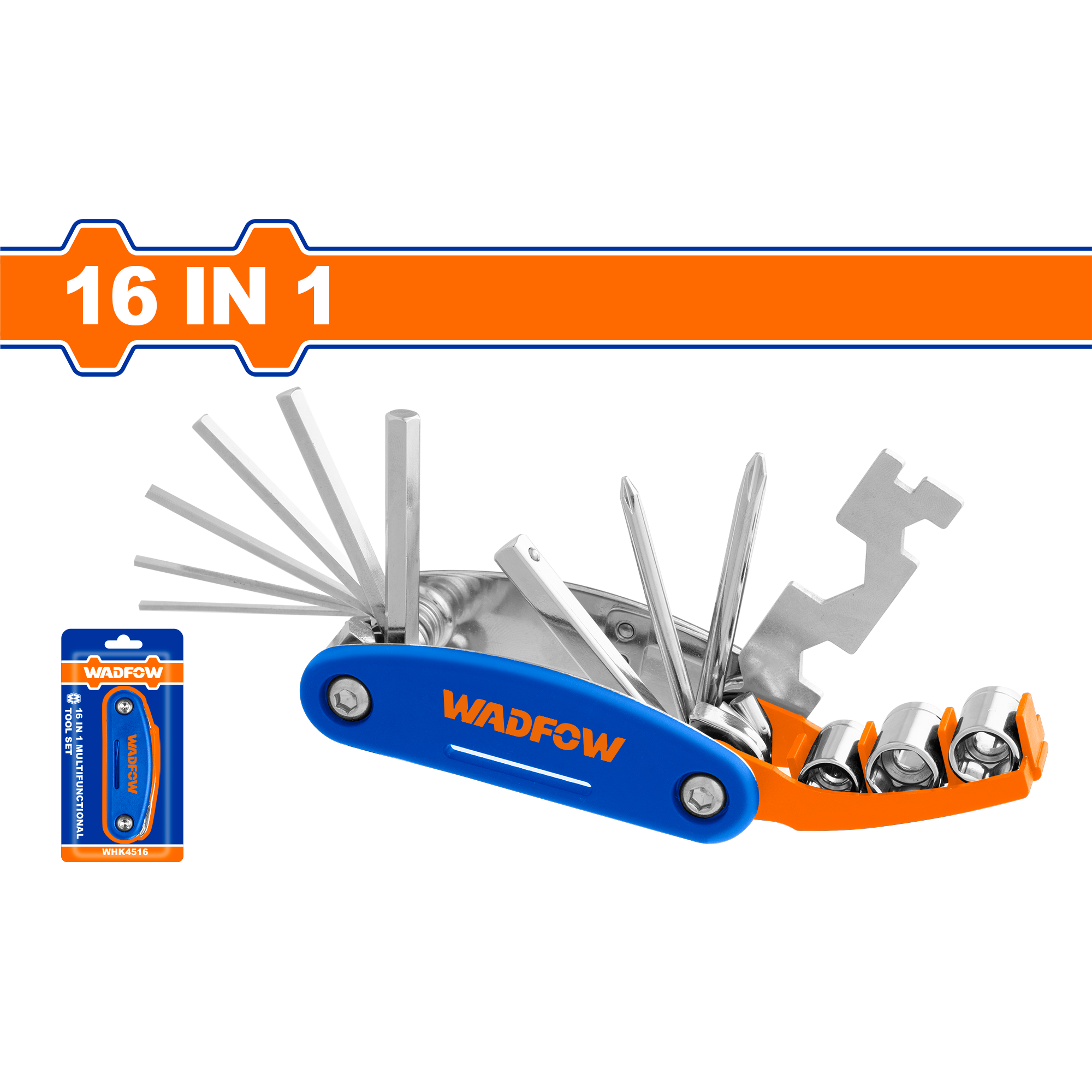 Мультитул 16 в 1 WADFOW WHK4516