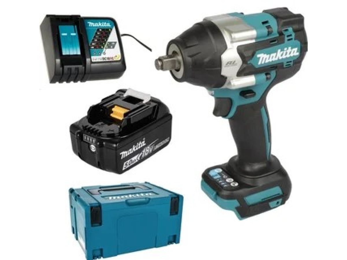 Аккумуляторный ударный гайковерт MAKITA LXT DTW700RT1J
