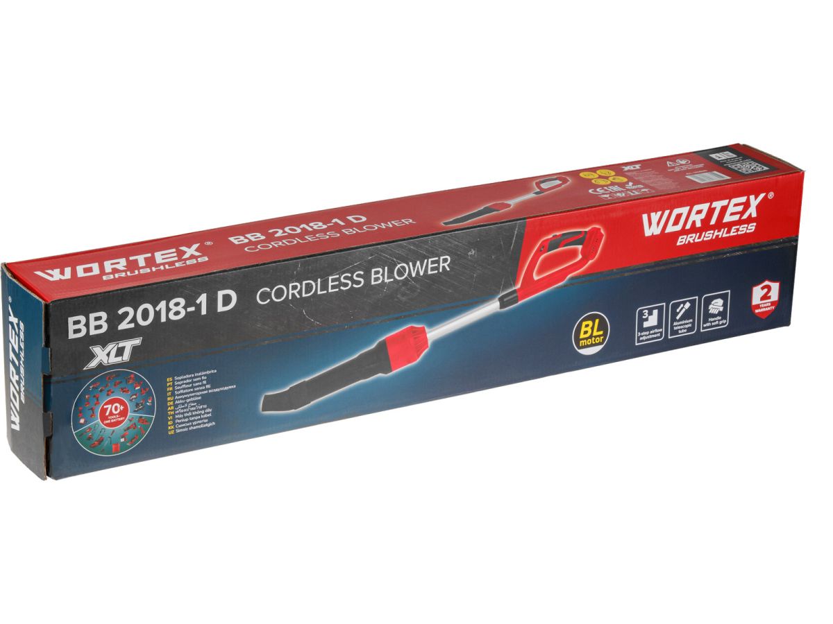 Аккумуляторная воздуходувка WORTEX BB2018-1D 18В 