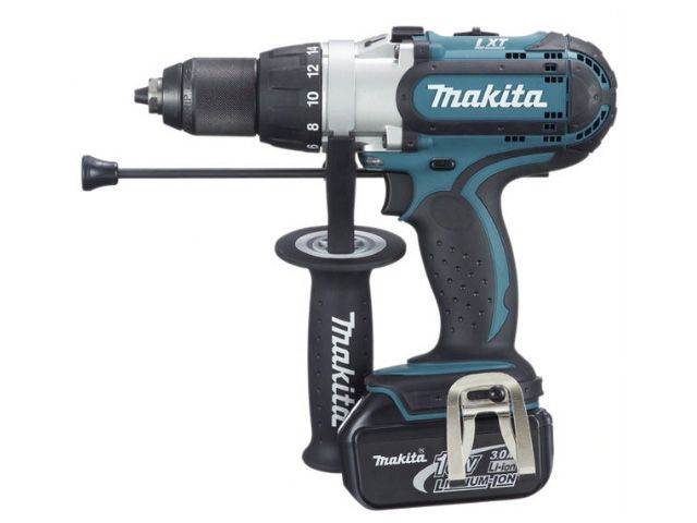 Аккумуляторный ударный шуруповерт 18В MAKITA LXT DHP 451 RFE