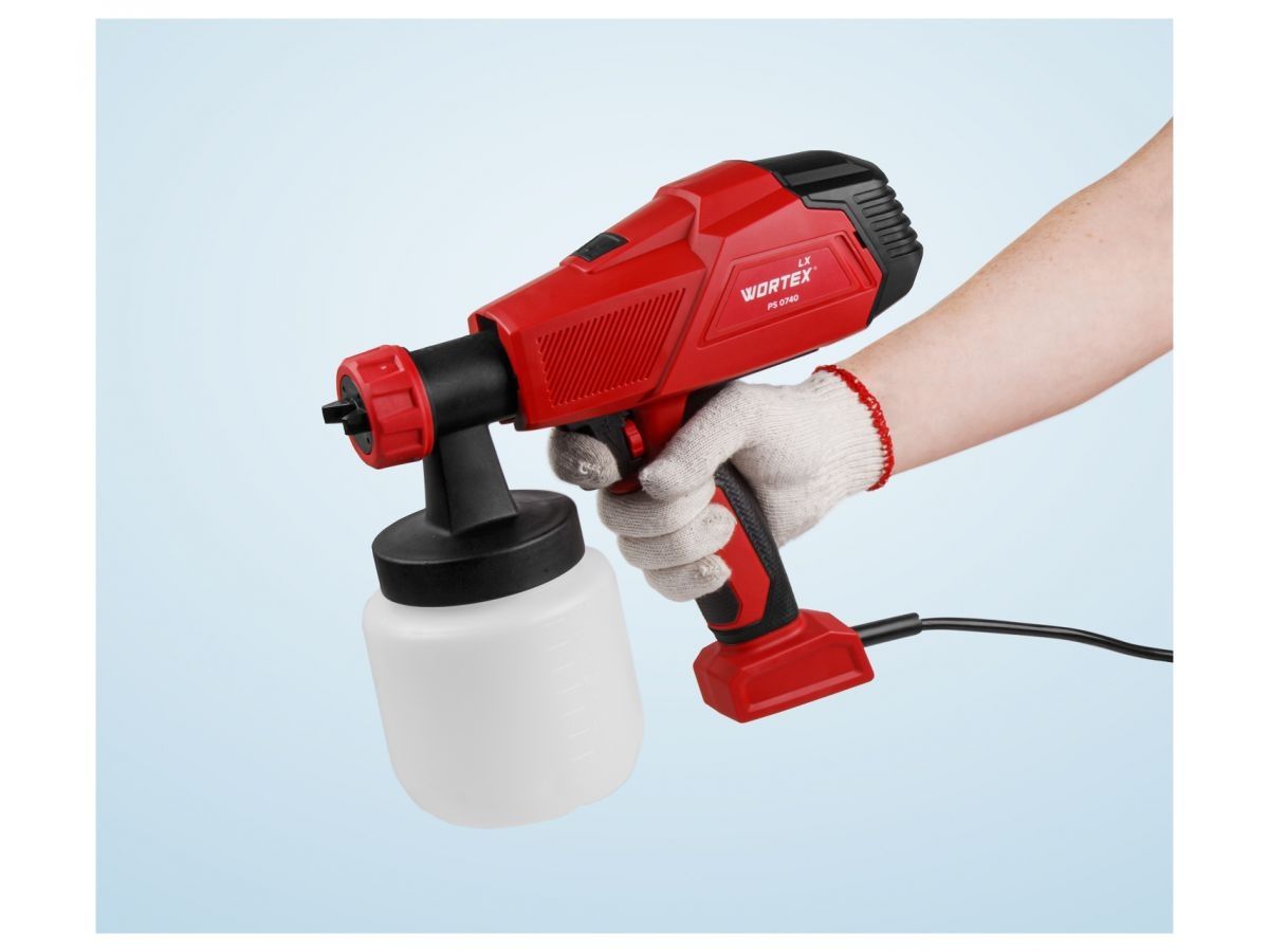 Краскораспылитель электрический WORTEX LX PS0740 400Вт