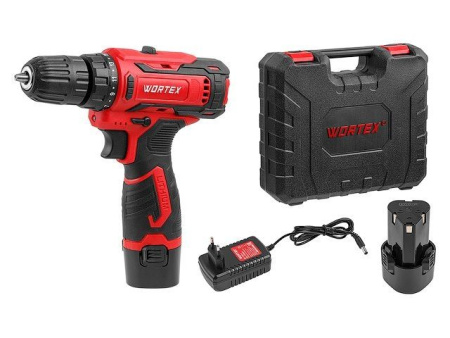 Аккумуляторный шуруповерт WORTEX BD 1220 Li 12 В, 30 Н*м, 2х1.5 А*ч,