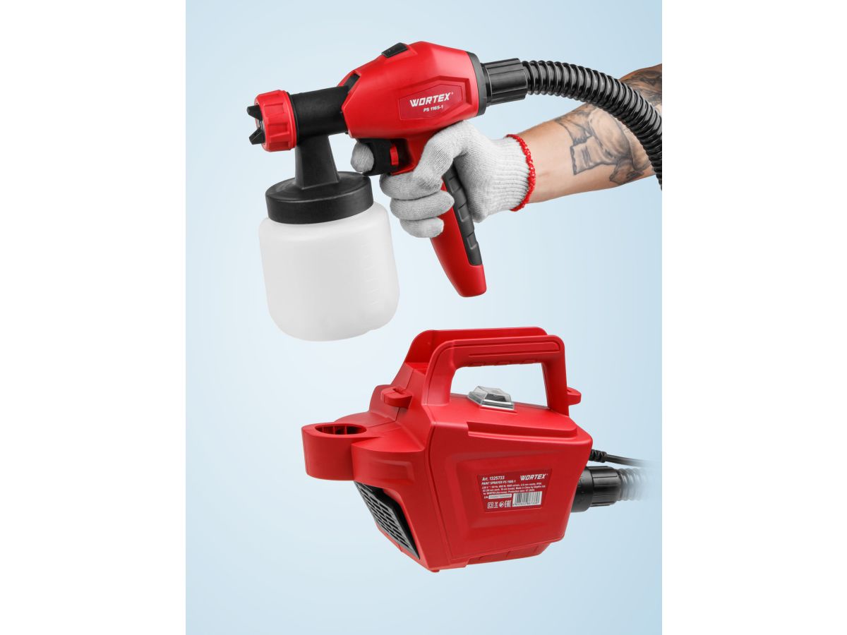 Краскораспылитель электрический WORTEX PS1165-1 650Вт