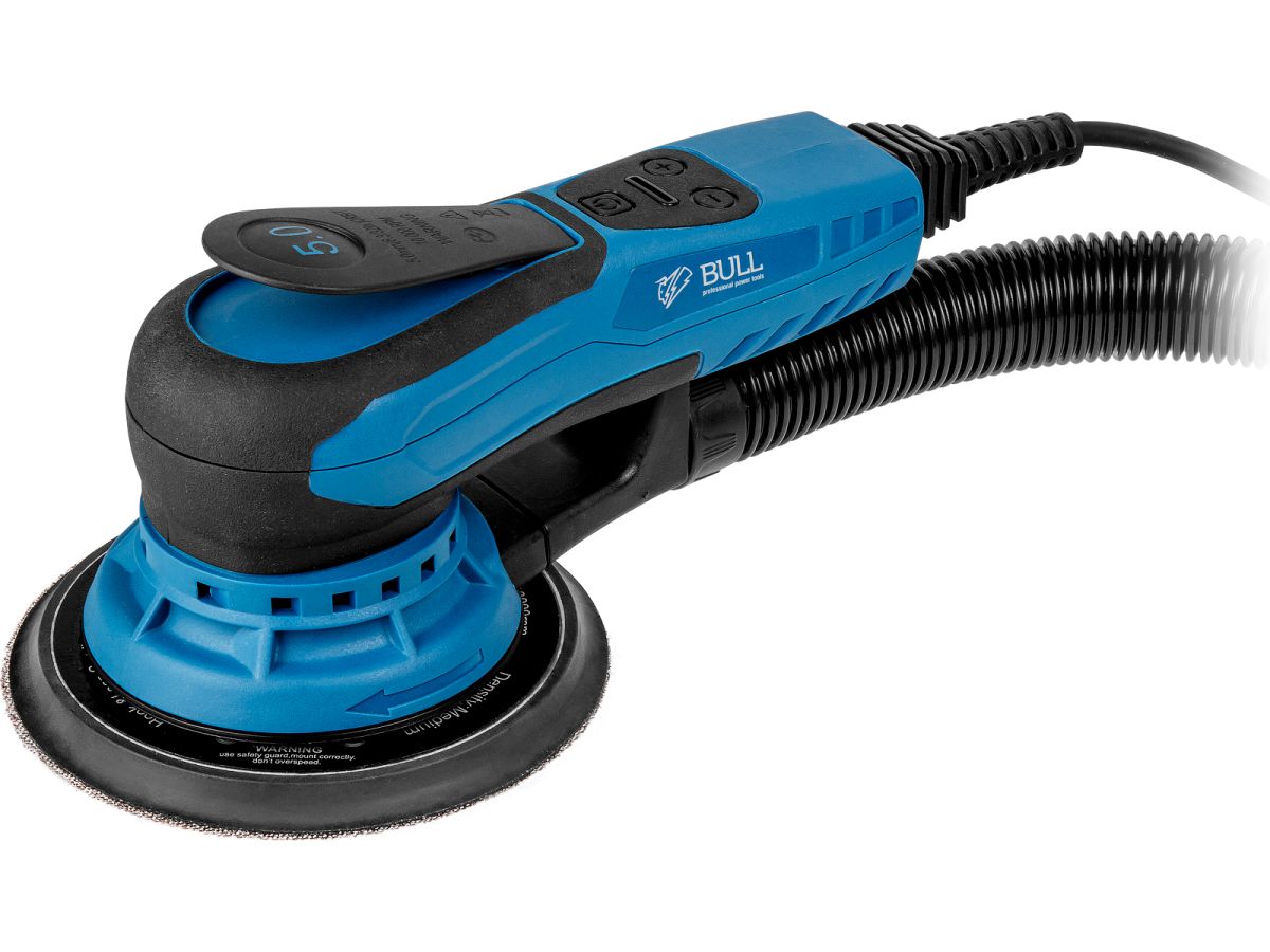 Эксцентриковая шлифмашина BULL OS 1550 E  150 мм, 350 Вт, 4000-10000 об/мин