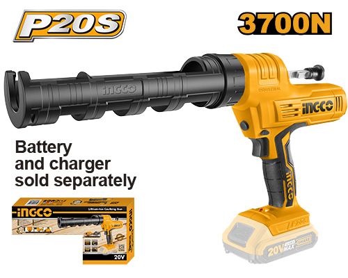  Аккумуляторный пистолет для герметика INGCO INDUSTRIAL CCGLI2001