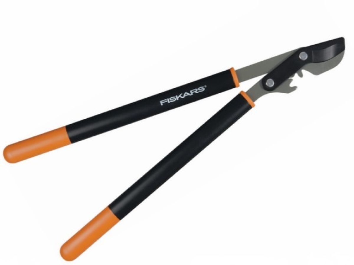 Сучкорез плоскостной L74 FISKARS PowerGear с загнутыми лезвиями средний 