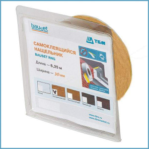 Нащельник самоклеющийся RNG (30x1 мм, 6.25 м, натуральный дуб)