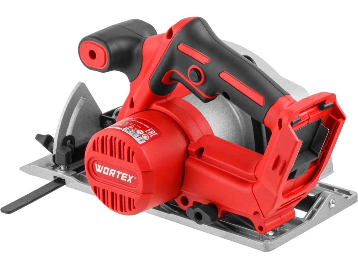 Аккумуляторная циркулярная пила WORTEX CCS 1819-1 18 В, 185 мм, до 63 мм