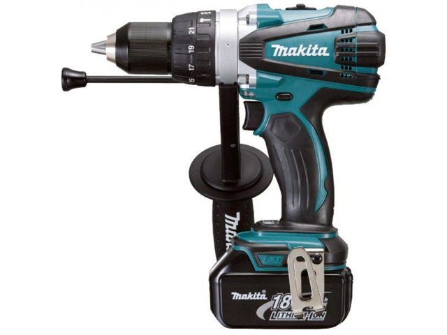 Аккумуляторный ударный шуруповерт 18В MAKITA LXT DHP 458 RFE