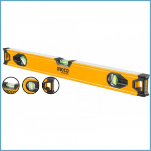 Строительный алюминиевый уровень 120 см INGCO HSL08120 INDUSTRIAL