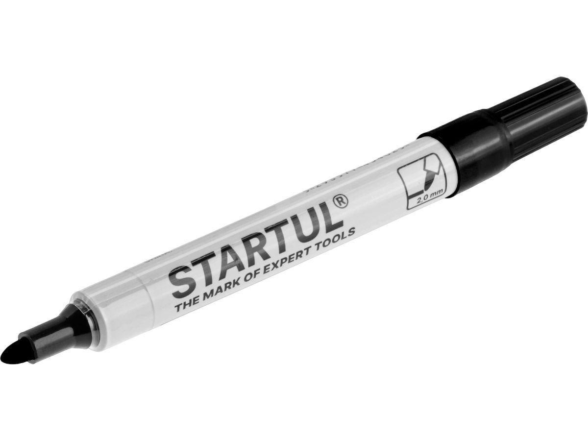  Маркер промышленный перманентный фетровый черный STARTUL PROFI (ST4340-01)