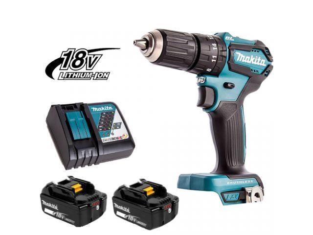 Аккумуляторный ударный шуруповерт 18В MAKITA LXT DHP 483 RTJ