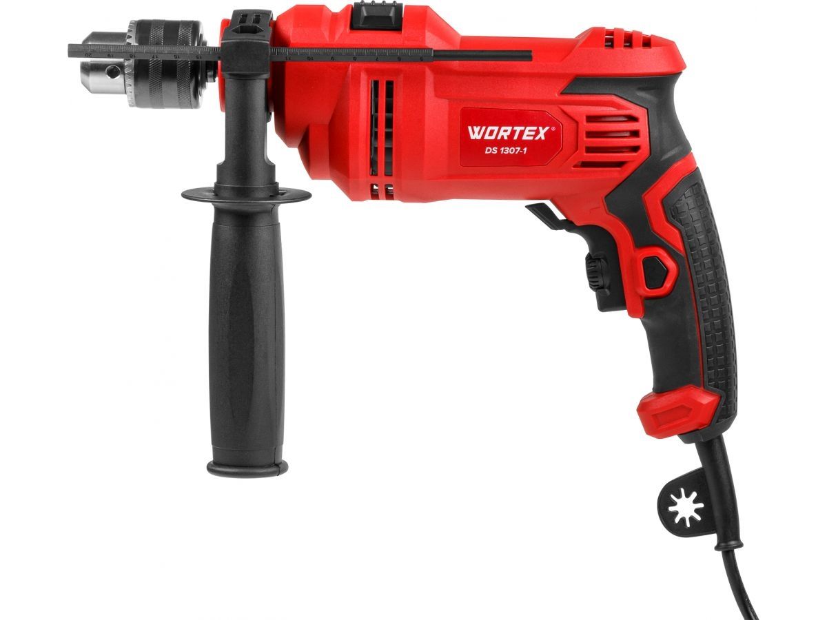 Дрель сетевая ударная WORTEX DS1307-1 800Вт