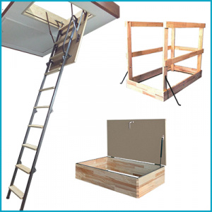 Лестница чердачная  ASTARK 100*60*280 SSP