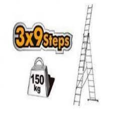 Выдвижная лестница из 3 секций INGCO HLAD03391