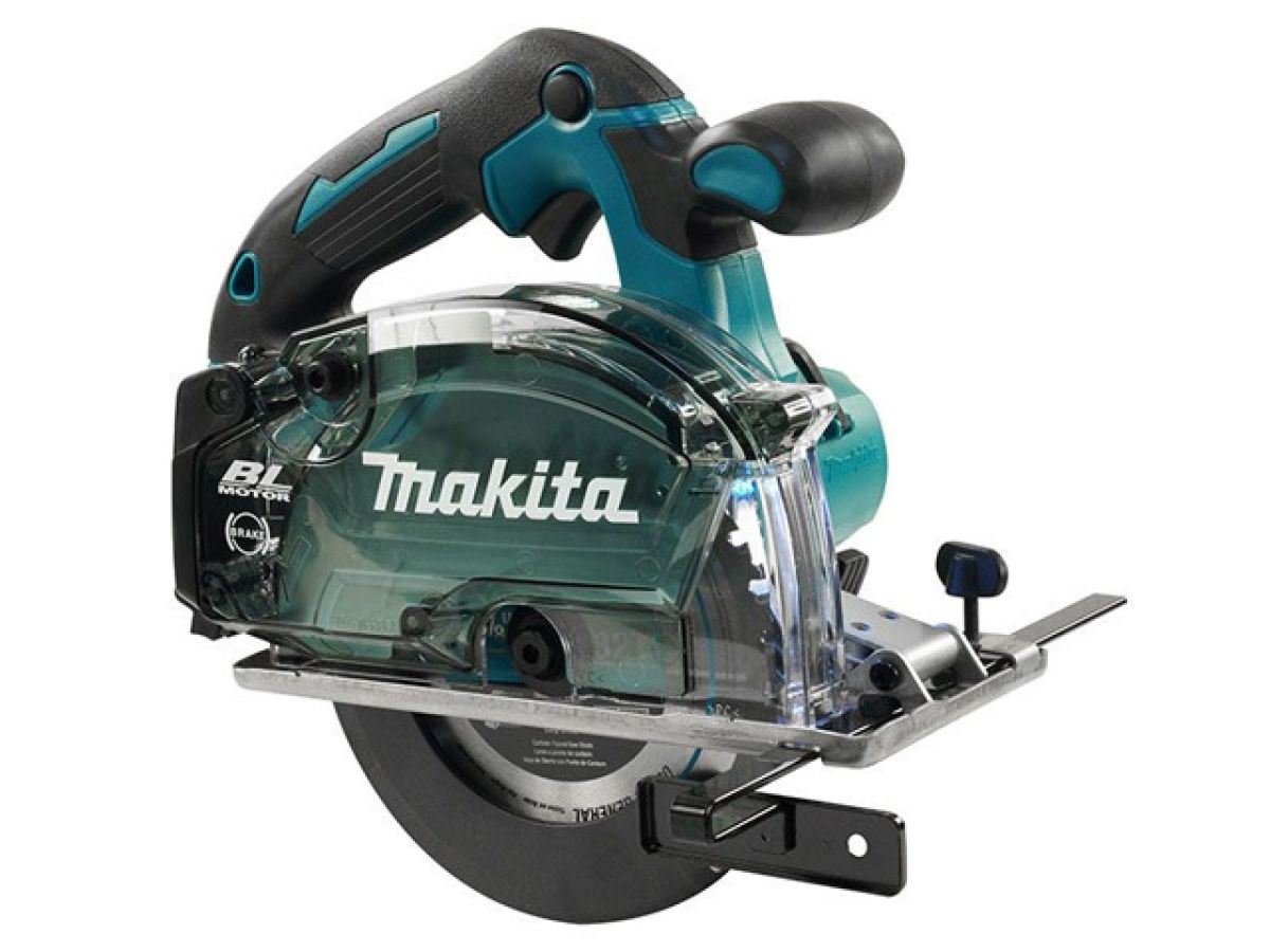 Аккумуляторная циркулярная пила по металлу 18В MAKITA LXT DCS 553 Z
