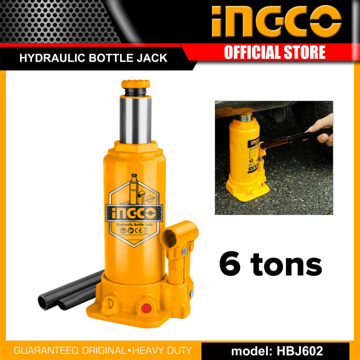 Гидравлический домкрат для бутылок 6т INGCO INDUSTRIAL HBJ602