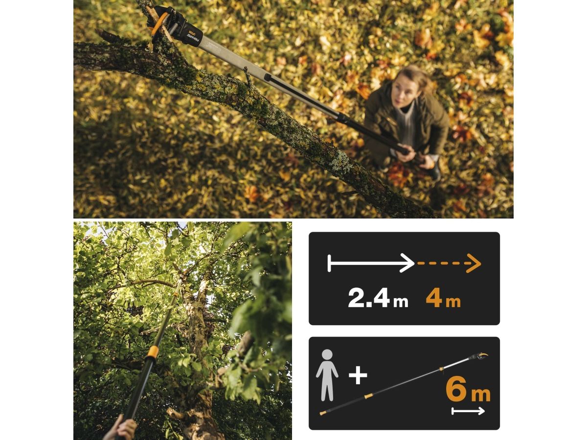 Сучкорез универсальный телескопический UPX86 FISKARS PowerGear 
