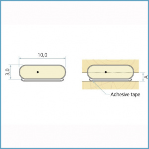 Уплотнитель QL-3126 белый