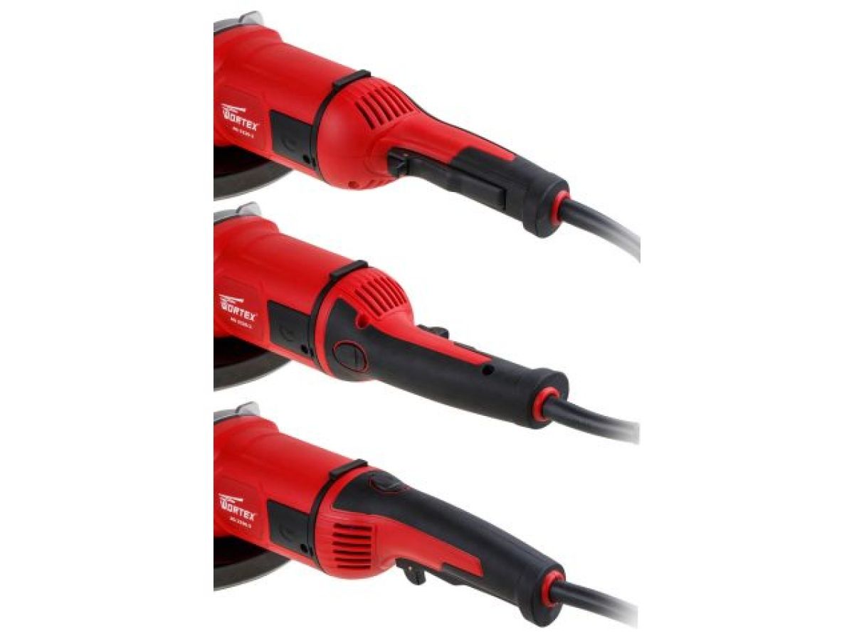 Сетевая двуручная углошлифмашина WORTEX AG2326-2 2100 Вт, 230 мм, 6500 об/мин., плавный пуск