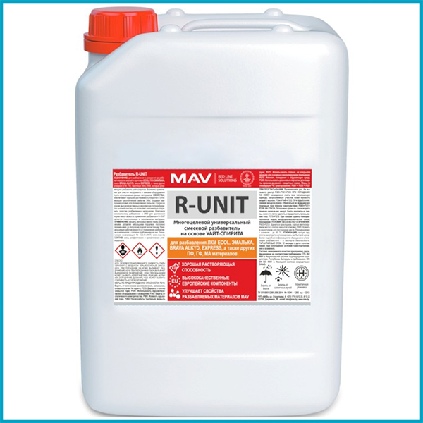 Разбавитель R-UNIT, 10 л (8.0 кг) Разбавитель R-UNIT, 10 л (8.0 кг)