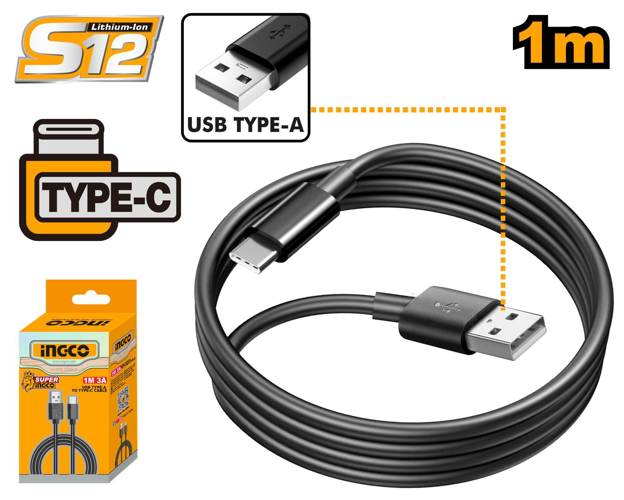 Кабель USB-A к Type-C SUPER INGCO IUCC01
