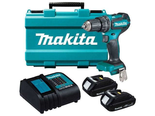Аккумуляторный ударный шуруповерт 18В MAKITA LXT DHP 485 SYE