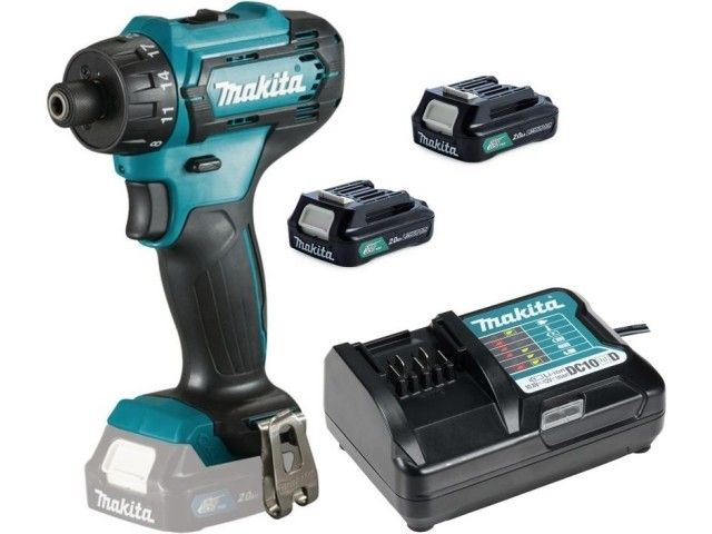 Аккумуляторный шуруповерт 12В MAKITA CXT DF 033 DWAE