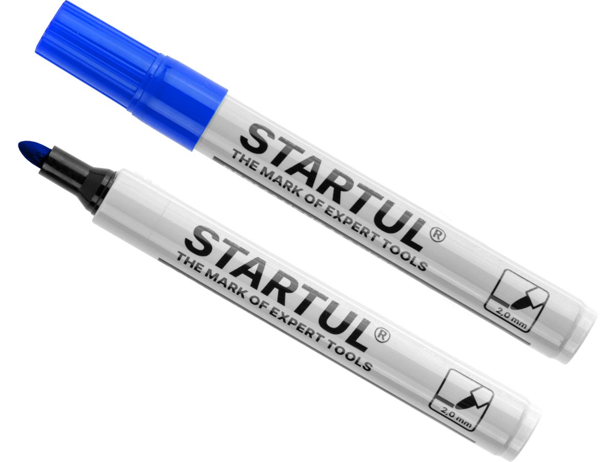  Маркер промышленный перманентный фетровый синий STARTUL PROFI (ST4340-02)