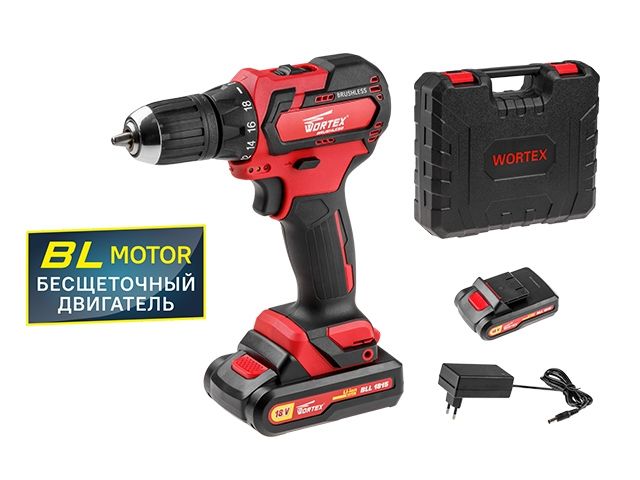 Аккумуляторный шуруповерт WORTEX BD 1815 DLi