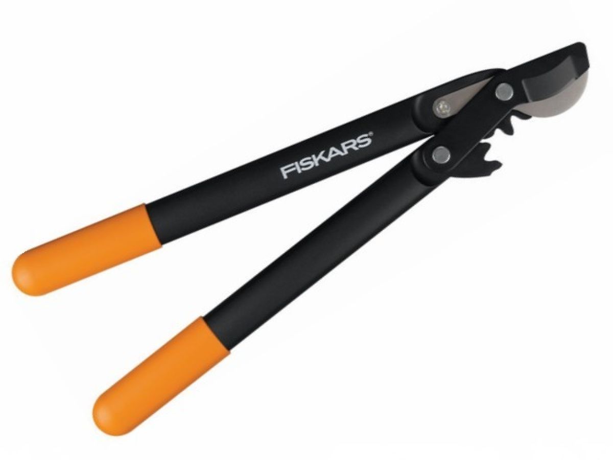 Сучкорез плоскостной L70 FISKARS PowerGear с загнутыми лезвиями малый 