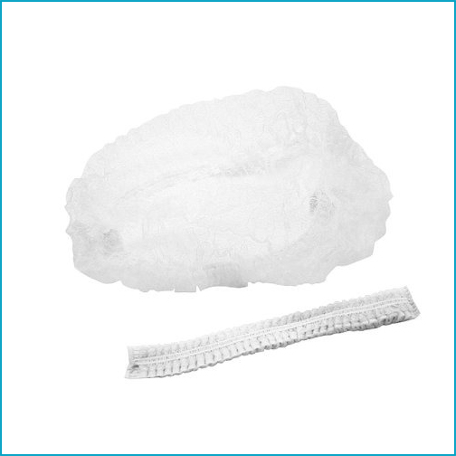 Шапочка Шарлотта одноразовая., уп/50 шт белые