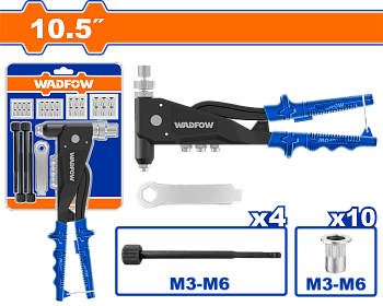 Заклепочник для резьбовых заклепок М3-М6 WADFOW WHR5710