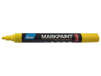 Маркер промышленный перманентный на основе жидкой краски MARKAL MARKPAINT ЖЕЛТЫЙ