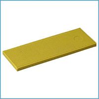 Рихтовочная пластина Bistrong (100x42x4 мм, жёлтый)
