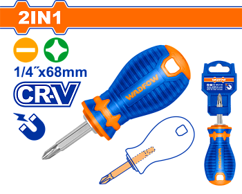 Oтвертка 2 в 1 PH2+SL6.5х68 мм (12/48) WADFOW WSS45M1