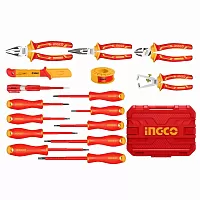 Набор изолированных ручных инструментов из 16 шт. INGCO INDUSTRIAL HKITH1601