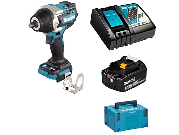 Аккумуляторный ударный гайковерт MAKITA LXT DTW700RF1J