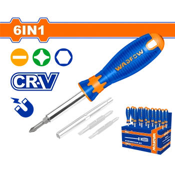 Oтвертка 6 в 1 (12/48) WADFOW WSS5506